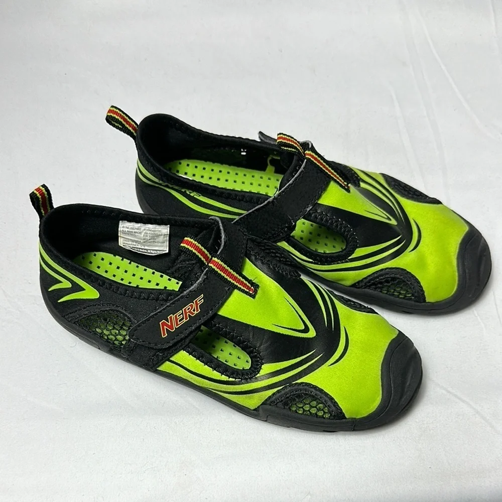 Nerf Green and Black Kids Water Adventure Shoes